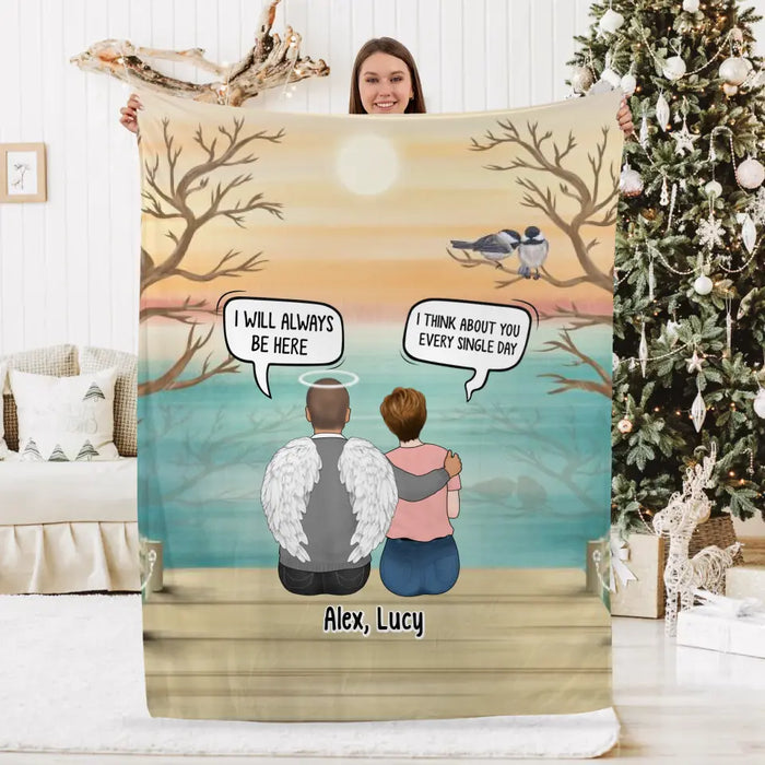 I Still Talk About You- Personalized Gifts Custom Blanket for Loss of Mother/Father/Brother/Husband Gift