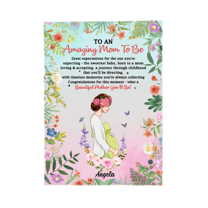 What A Beautiful Mother You'll Be - Personalized Blanket For Mom To Be, For Her, Mother's Day