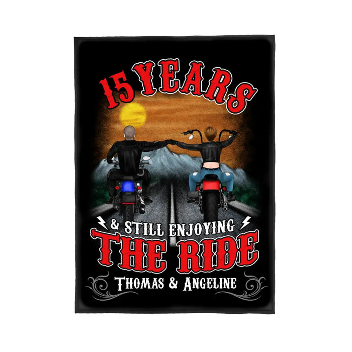 Personalized Blanket, Still Enjoying The Ride For Years, Gift For Motorcycle Lovers