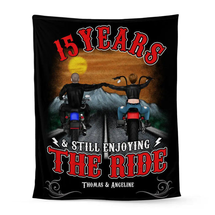 Personalized Blanket, Still Enjoying The Ride For Years, Gift For Motorcycle Lovers