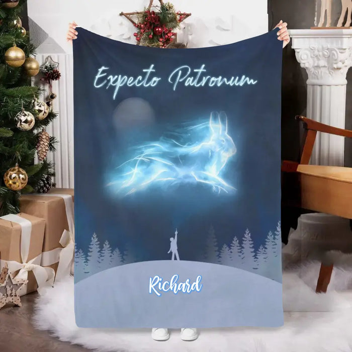 Personalized Blanket, HP Patronus Gifts for HP Lovers