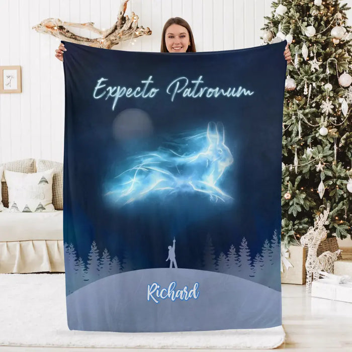 Personalized Blanket, HP Patronus Gifts for HP Lovers