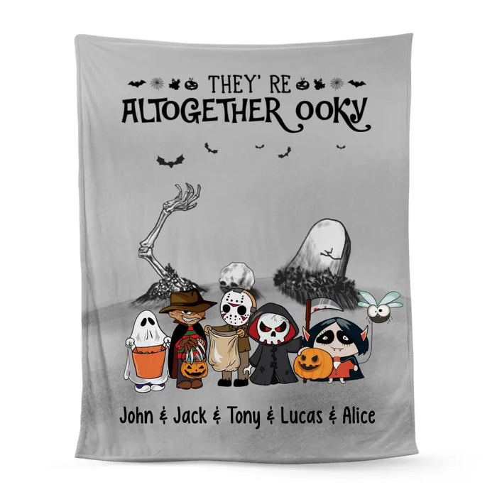 Personalized Blanket, Spooky Ooky Family, Gifts For Halloween Family