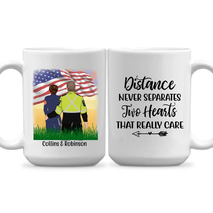 Personalized Mug, First Responder Couple and Friends - Gift For First Responders Police Firefighter Nurse EMT Paramedic