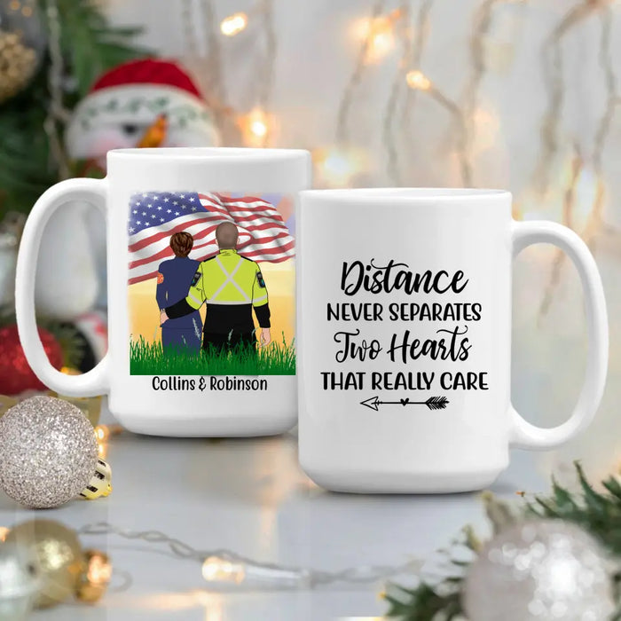 Personalized Mug, First Responder Couple and Friends - Gift For First Responders Police Firefighter Nurse EMT Paramedic