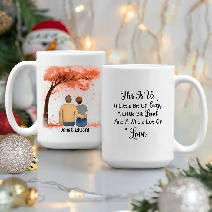 Personalized Mug, Family Sitting, Happy Anniversary, Anniversary Gift, Gift for Him, Her, Parents, Family