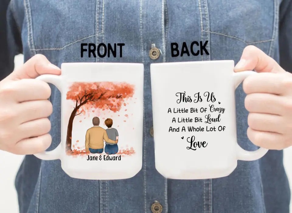 Personalized Mug, Family Sitting, Happy Anniversary, Anniversary Gift, Gift for Him, Her, Parents, Family