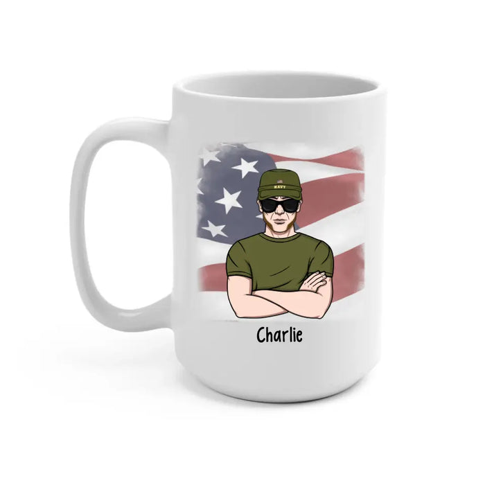 Personalized Mug, Old Man Veteran, I Do Have DD-214, Gifts For Veterans