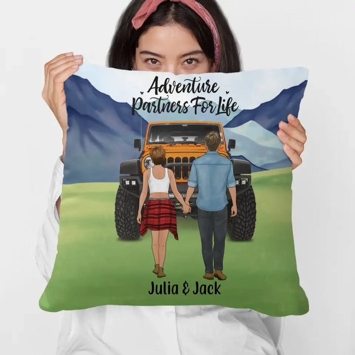 Personalized Pillow, Couple Holding Hands, Relationship Goals, Gift For Car Lovers