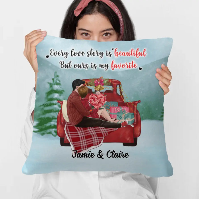 Personalized Pillow, You Are The First And Last Things, Christmas Gift For Couples