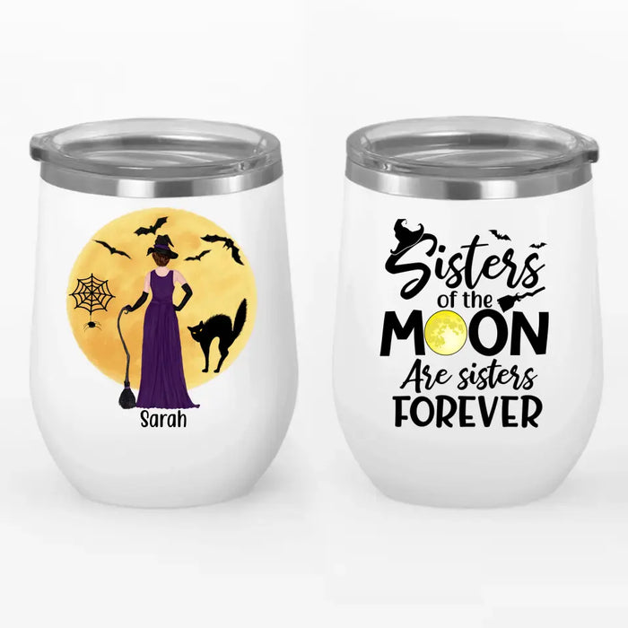 Personalized Wine Tumbler, Up To  3 Sisters Halloween Costumes, Gift For Halloween