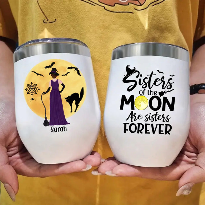 Personalized Wine Tumbler, Up To  3 Sisters Halloween Costumes, Gift For Halloween