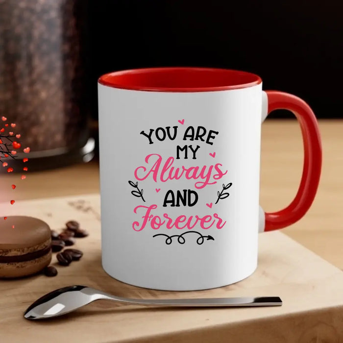 Baby You Light Up My World Like Nobody Else - Personalized Gifts Custom Chibi Mug For Couples