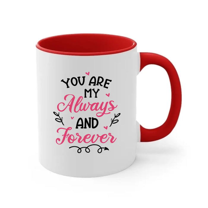 Baby You Light Up My World Like Nobody Else - Personalized Gifts Custom Chibi Mug For Couples