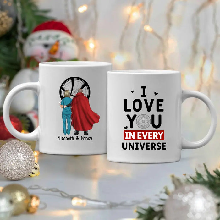 I Love You In Every Universe - Personalized Gifts Custom Mug For Him, Her, For Couples