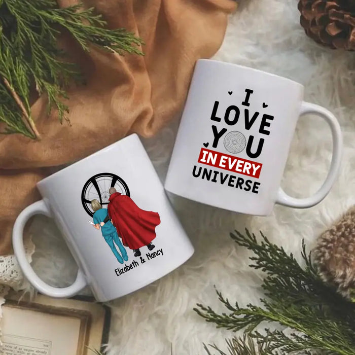 I Love You In Every Universe - Personalized Gifts Custom Mug For Him, Her, For Couples