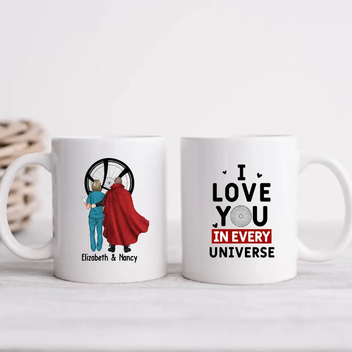 I Love You In Every Universe - Personalized Gifts Custom Mug For Him, Her, For Couples