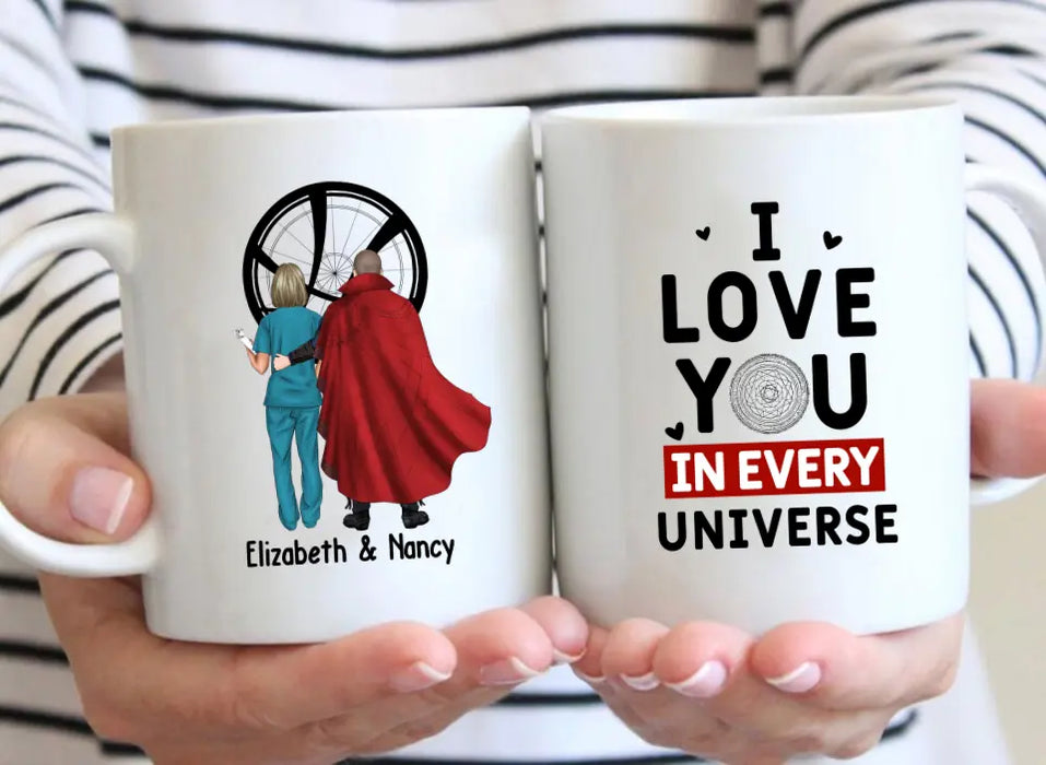 I Love You In Every Universe - Personalized Gifts Custom Mug For Him, Her, For Couples