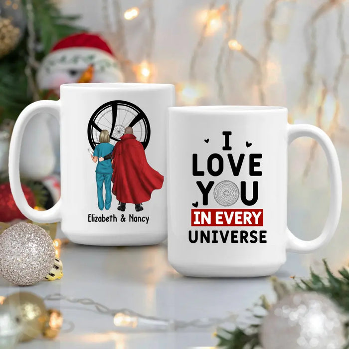 I Love You In Every Universe - Personalized Gifts Custom Mug For Him, Her, For Couples