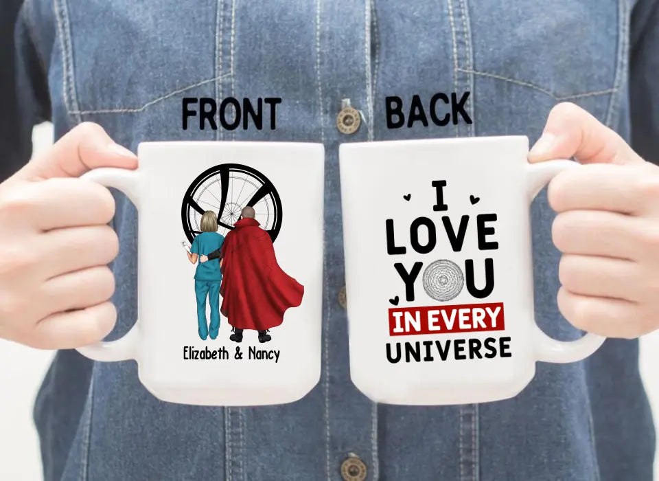 I Love You In Every Universe - Personalized Gifts Custom Mug For Him, Her, For Couples