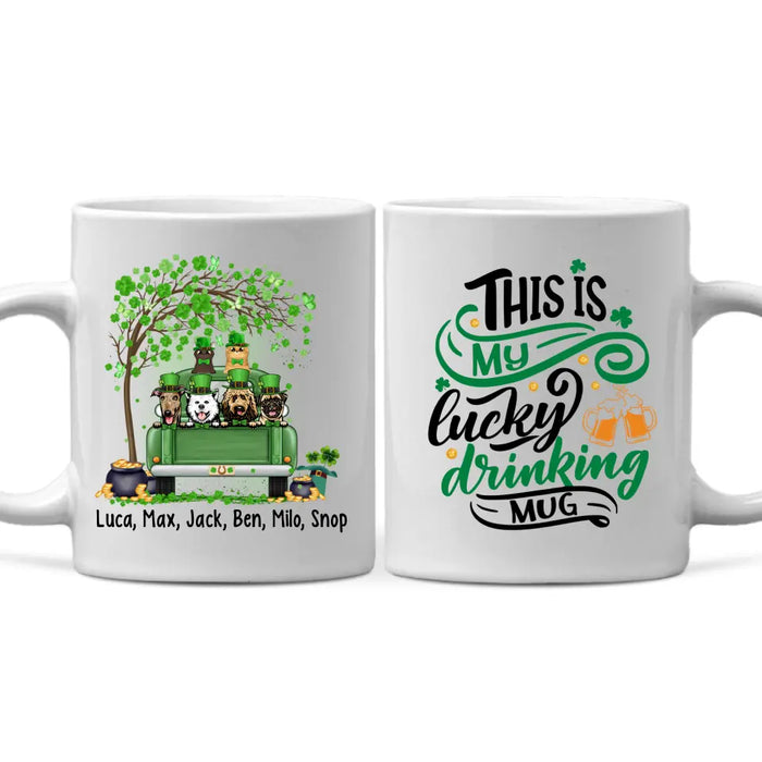 Let The Shenanigans Begin - Personalized Mug Dog Lovers, Cat Lovers, St. Patrick's Day