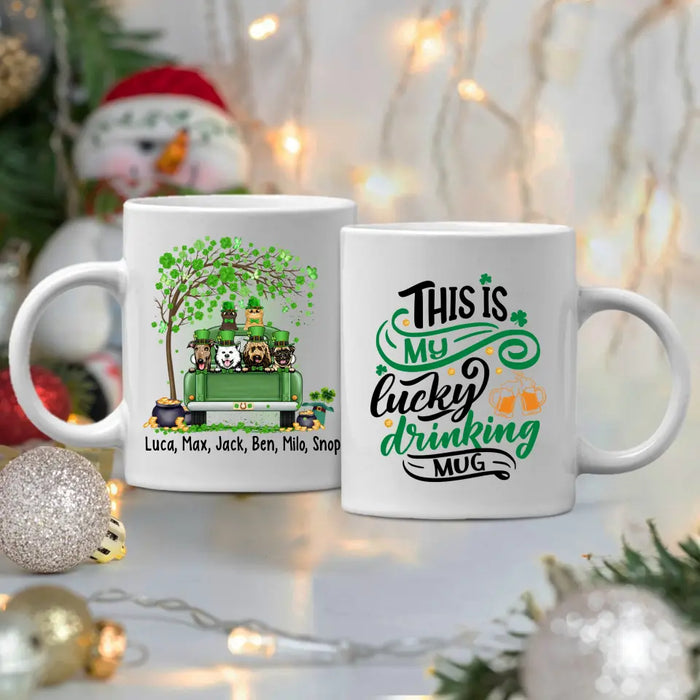 Let The Shenanigans Begin - Personalized Mug Dog Lovers, Cat Lovers, St. Patrick's Day