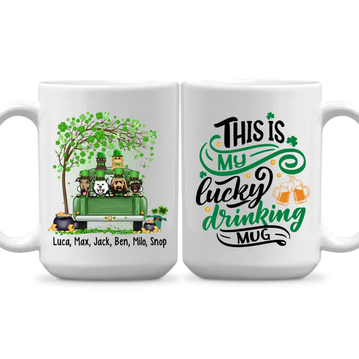 Let The Shenanigans Begin - Personalized Mug Dog Lovers, Cat Lovers, St. Patrick's Day