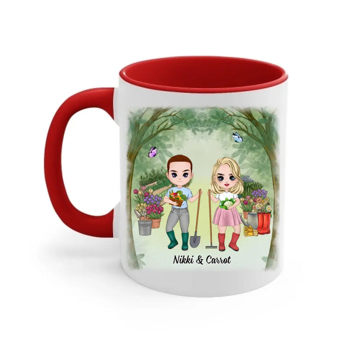 Gardening Partners For Life - Personalized Gifts Custom Mug For Couples, Him, Her, Gardening Lovers