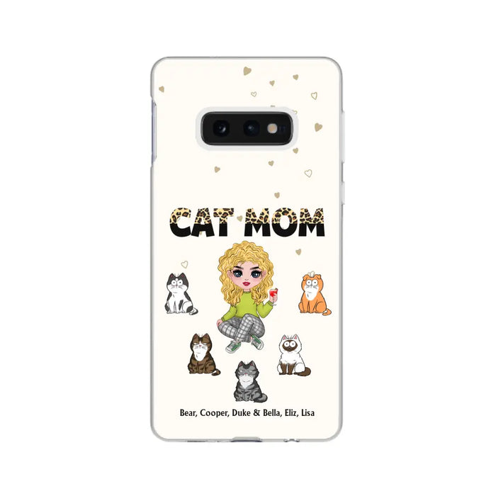 Cat Mom - Personalized Phone Case Gifts Custom Phone Case for Cat Lovers