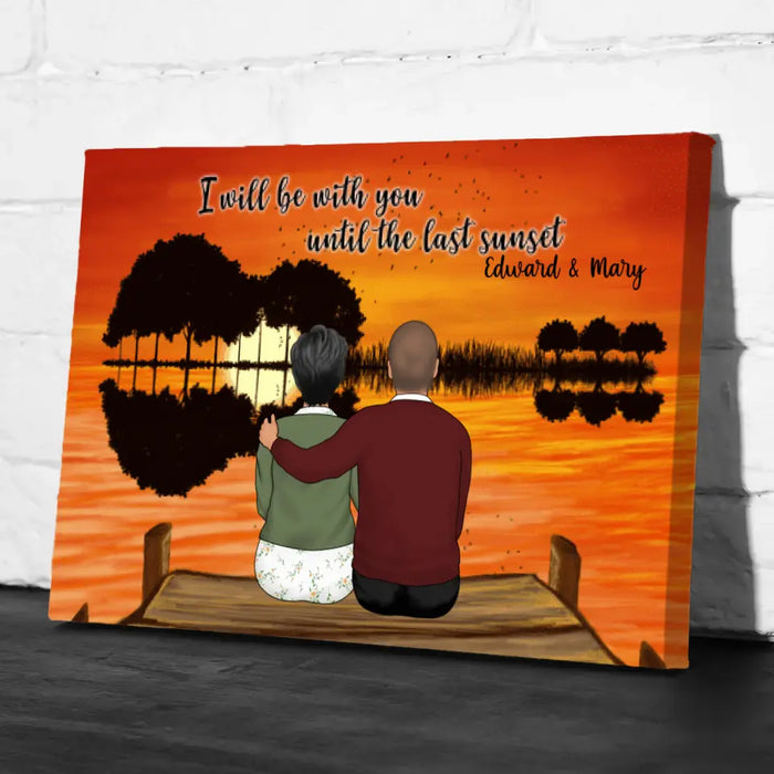 I Will Be with You - Anniversary Personalized Gifts Custom Canvas for Family for Mom