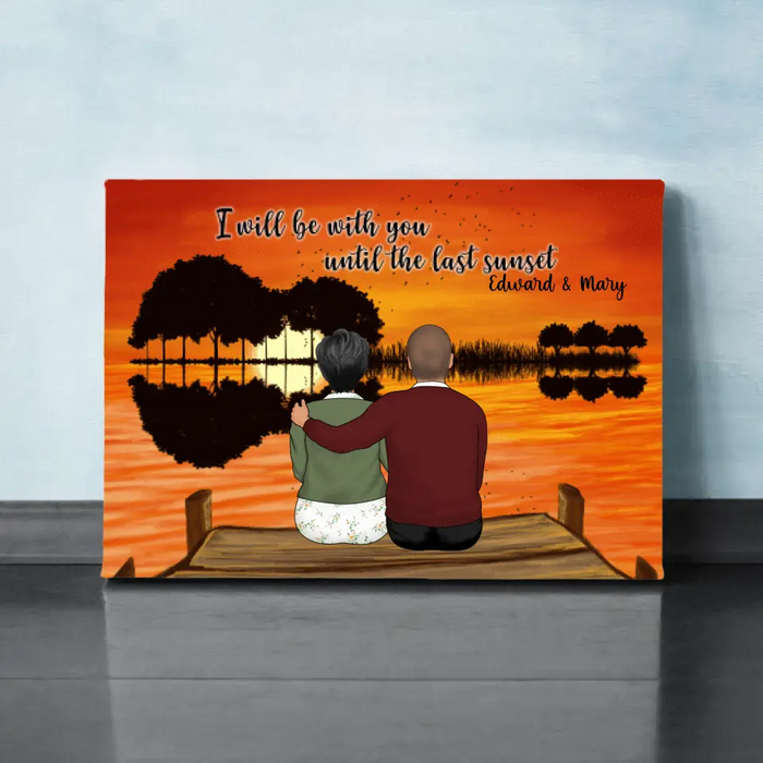 I Will Be with You - Anniversary Personalized Gifts Custom Canvas for Family for Mom