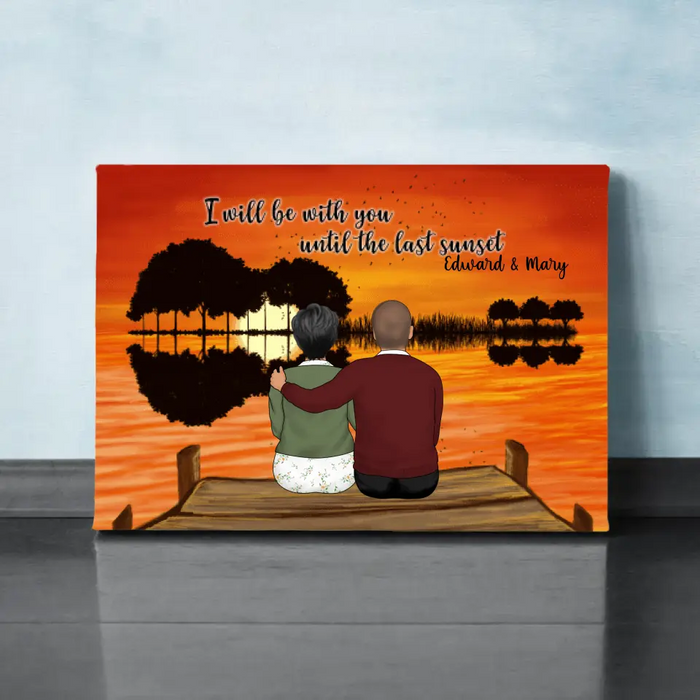 I Will Be with You - Anniversary Personalized Gifts Custom Canvas for Family for Mom