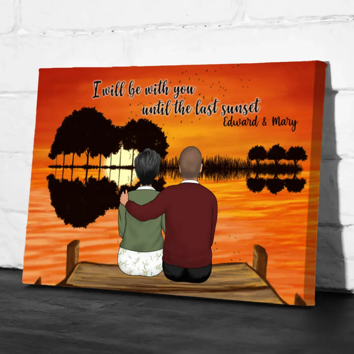 I Will Be with You - Anniversary Personalized Gifts Custom Canvas for Family for Mom