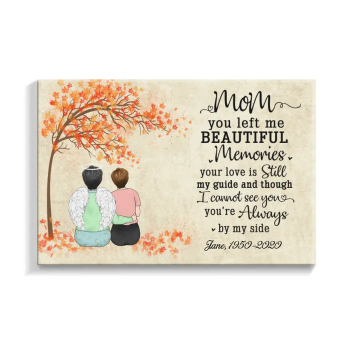 Personalized Canvas, Memorial Gift for Mother Loss, Sympathy Gift, Gift for Memorial Day