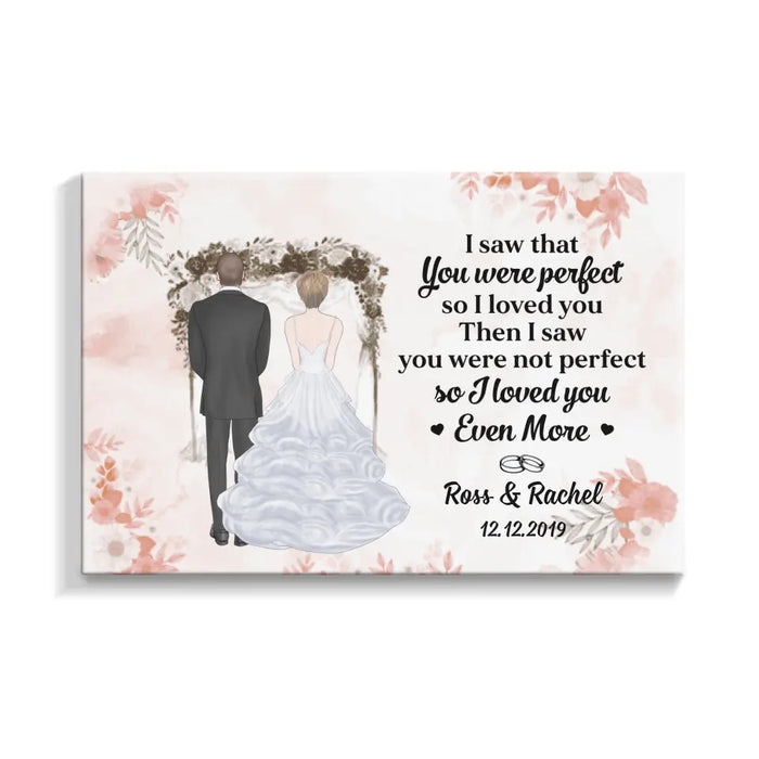 Personalized Canvas, Wedding Couple, I Am Yours And You Are Mine, Anniversary Gift For Couples