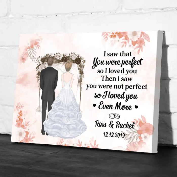 Personalized Canvas, Wedding Couple, I Am Yours And You Are Mine, Anniversary Gift For Couples