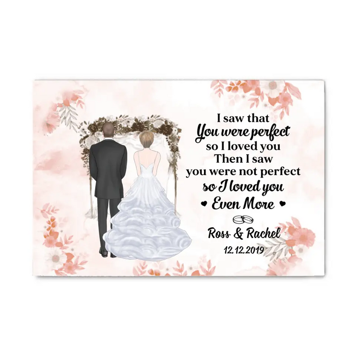 Personalized Canvas, Wedding Couple, I Am Yours And You Are Mine, Anniversary Gift For Couples