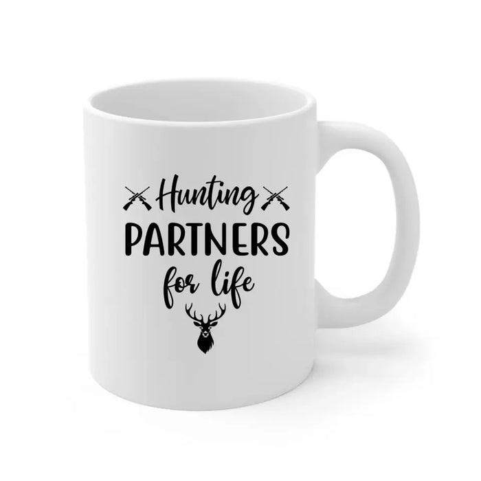 Hunting Partners For Life Mom & Kids - Personalized Mug For Hunting Family, Mom, Kids, Gifts for Hunters