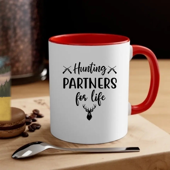 Hunting Partners For Life Mom & Kids - Personalized Mug For Hunting Family, Mom, Kids, Gifts for Hunters