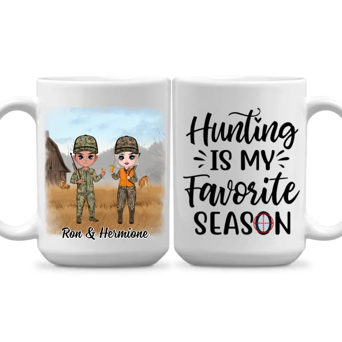 Best Bucking Partner Ever - Personalized Mug For Couples, Him, Her, Friends, Hunting