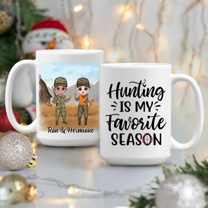 Best Bucking Partner Ever - Personalized Mug For Couples, Him, Her, Friends, Hunting