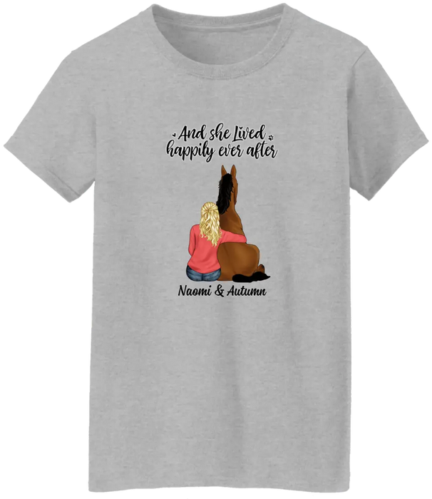 Life Is Better With Horses - Personalized Shirt Horse