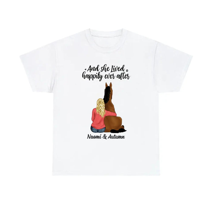 Life Is Better With Horses - Personalized Shirt Horse