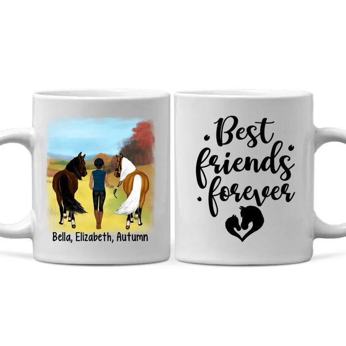 Once Upon A Time There Was A Girl - Personalized Mug For Her, Horse Lovers