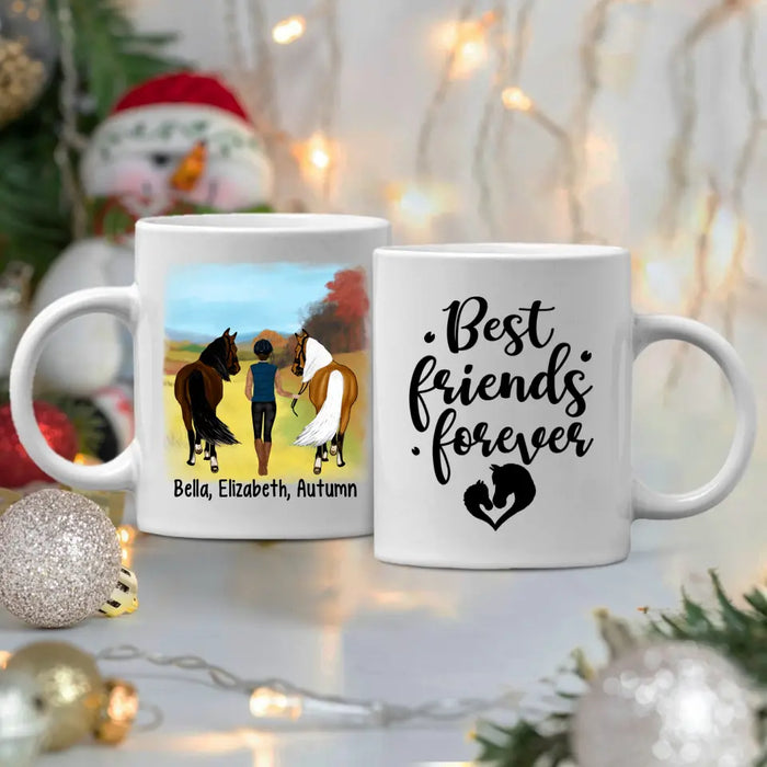 Once Upon A Time There Was A Girl - Personalized Mug For Her, Horse Lovers