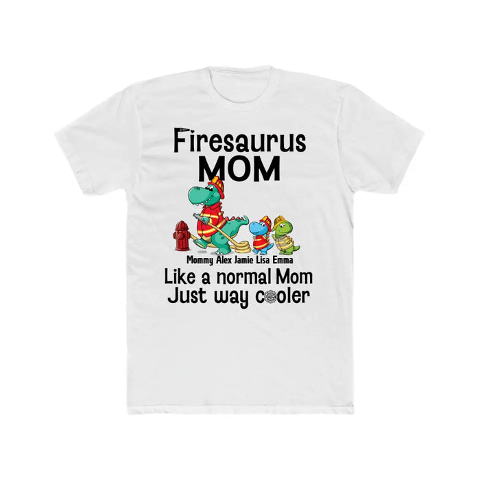 Firesaurus Mom - Personalized Gifts Custom Firefighter Shirt For Mother Father, Firefighter Gifts