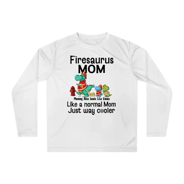 Firesaurus Mom - Personalized Gifts Custom Firefighter Shirt For Mother Father, Firefighter Gifts