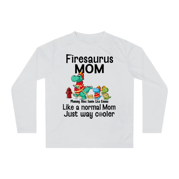 Firesaurus Mom - Personalized Gifts Custom Firefighter Shirt For Mother Father, Firefighter Gifts