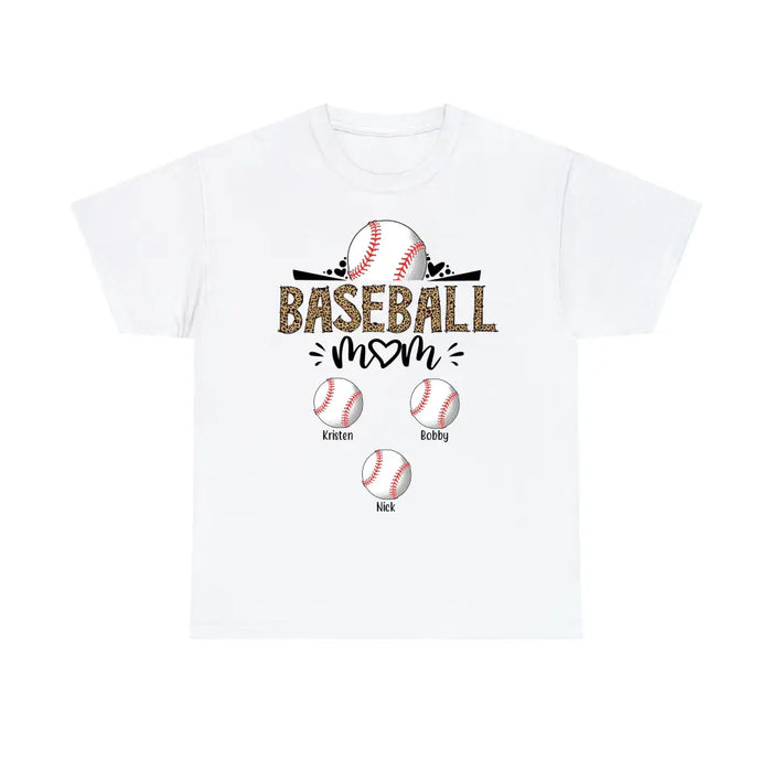 Baseball Mom - Personalized Gifts Custom Shirt for Mom, Mother's Day Gift, Baseball Lovers