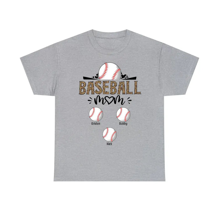 Baseball Mom - Personalized Gifts Custom Shirt for Mom, Mother's Day Gift, Baseball Lovers